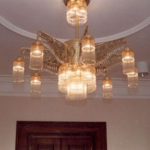 szecessziós csillár